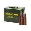 Chocolate Bullet - Military Style Tin - Single Tin with Bullets